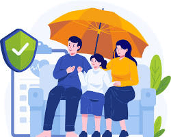 Family enjoying health